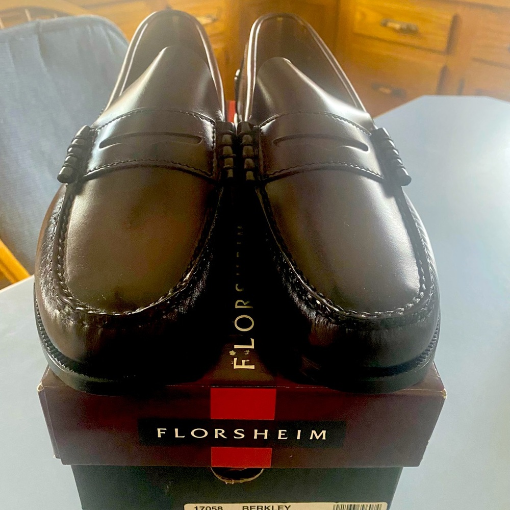 Florsheim Mens Loafers Burgundy